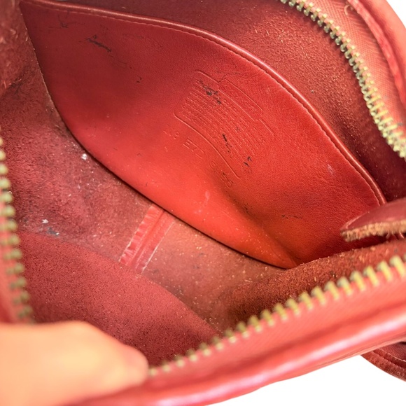 Coach vintage 9950 red leather Janice legacy messenger bag - Picture 2 of 16
